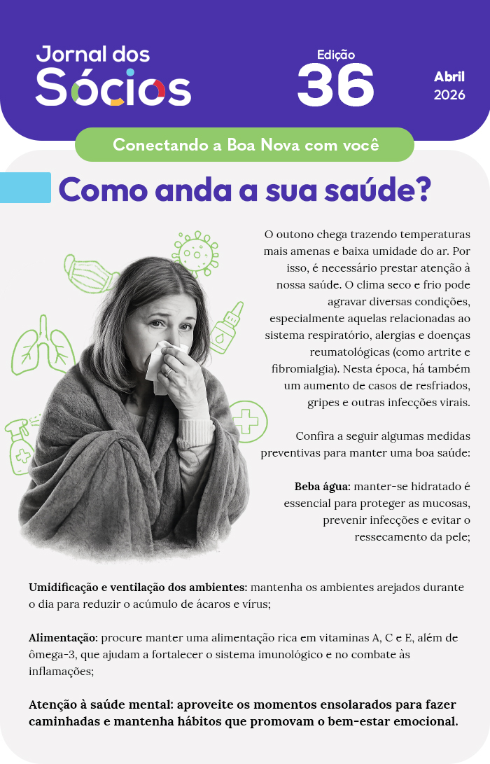 Como anda a sua saúde?