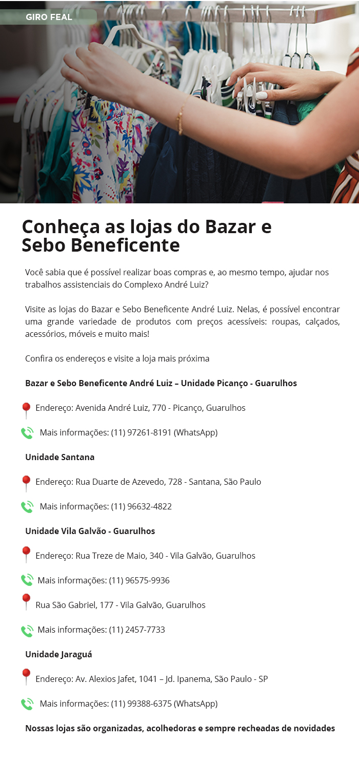 Bazar e Sebo Beneficente