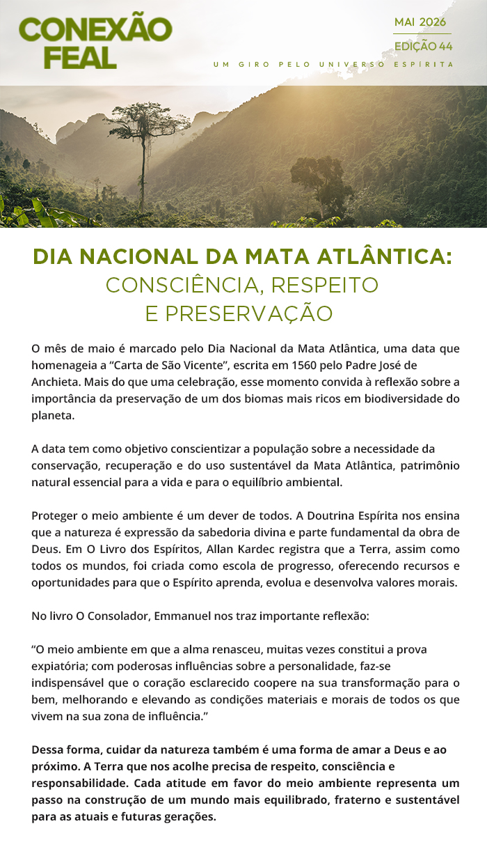 Dia Nacional da Mata Atlântica: consciência, respeito e preservação